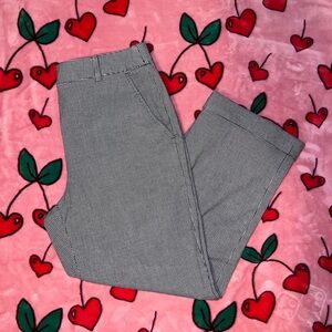 Kim Rogers Black and White Houndstooth Pants